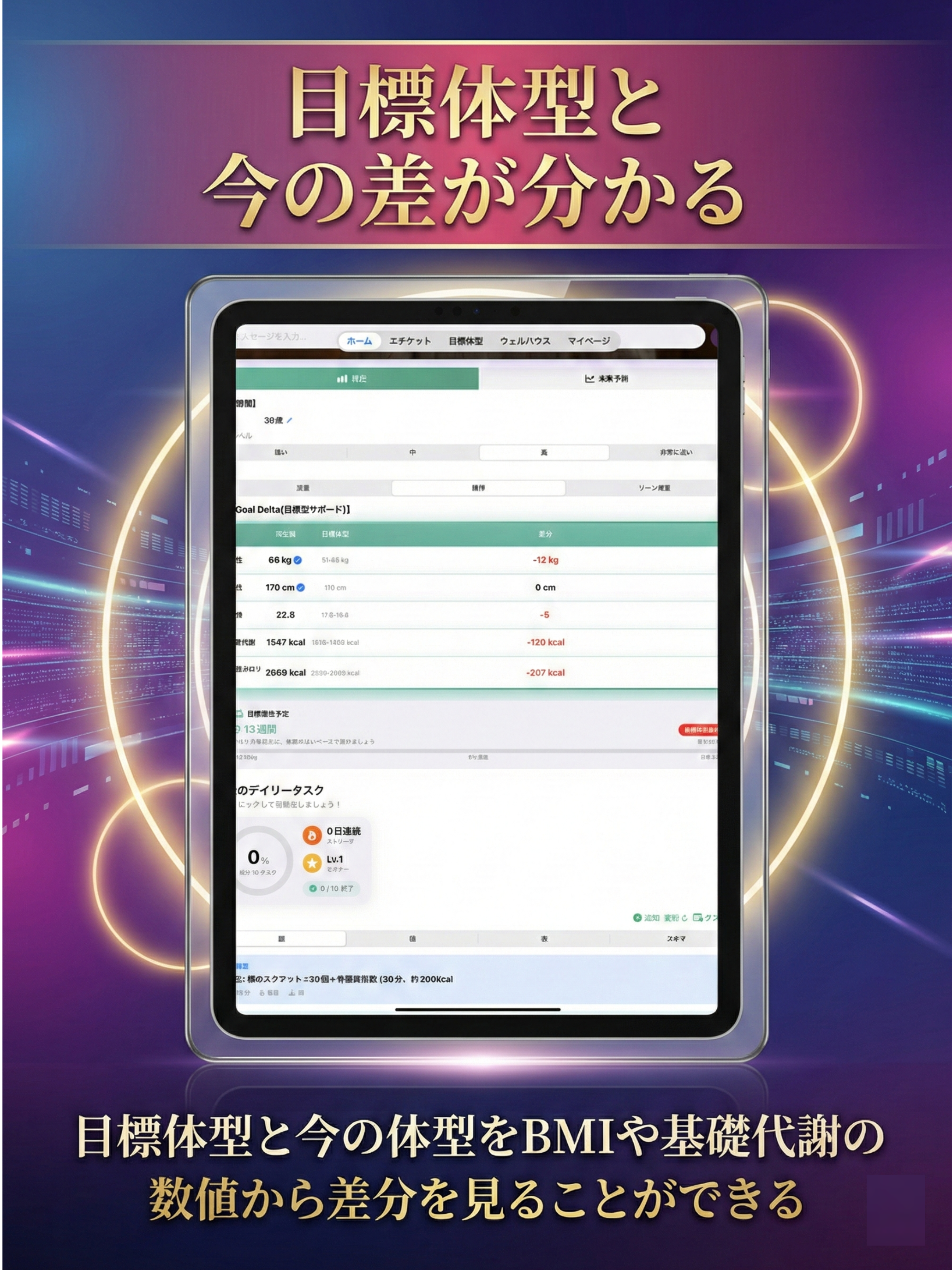 ウェルテラス - 未来体型シミュレーション＆AIパーソナル screenshot 13