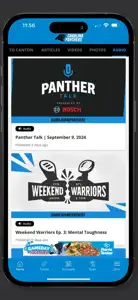 Carolina Panthers Mobile screenshot #3 for iPhone