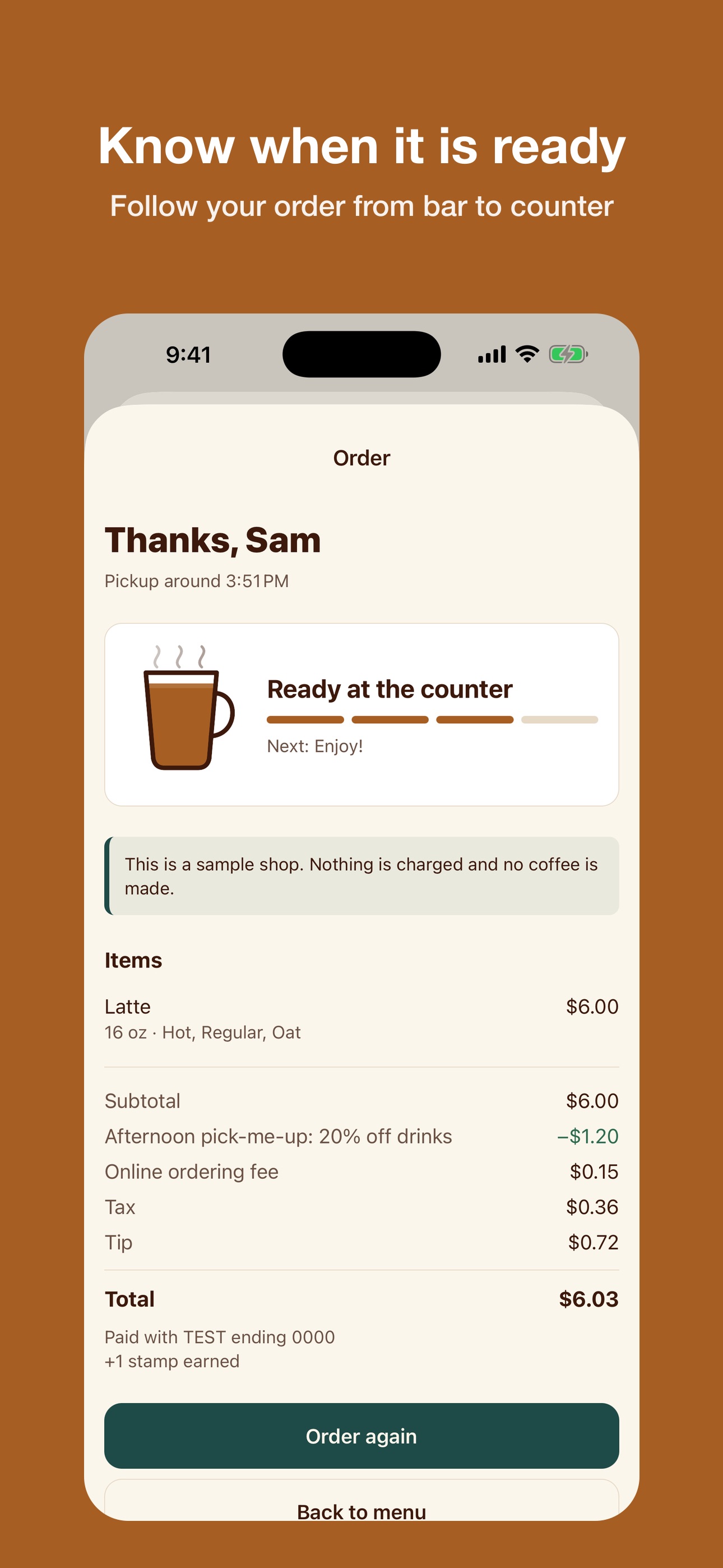 Screenshot 3 of Brewline: Coffee Shop App