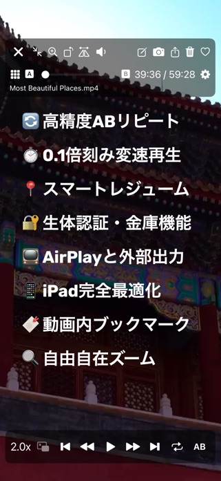 無限プレーヤー 連続メディア再生 スクリーンショット3