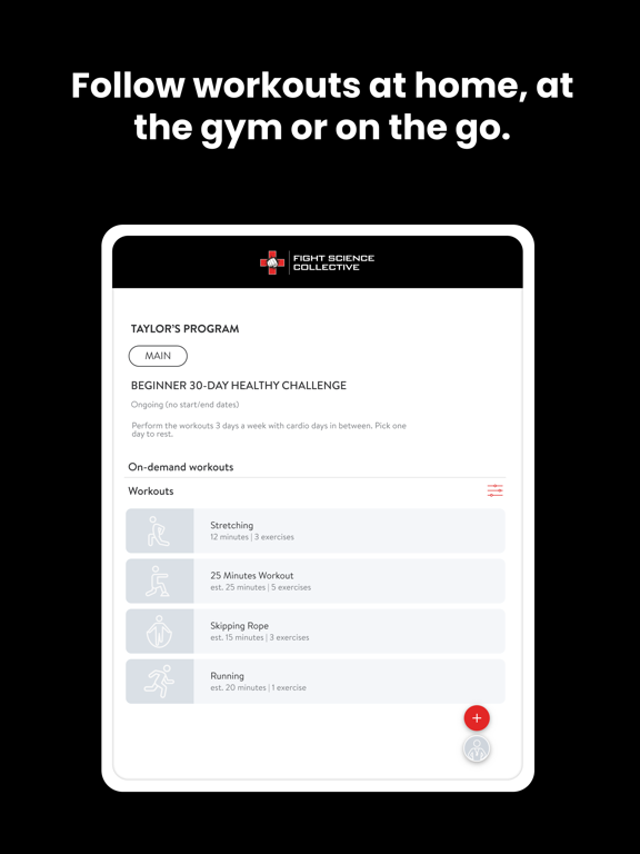 Fight Science Collective iPad screenshot 5 - Health & Fitness app