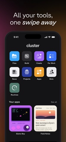 Cluster AI: Ask, Work, Build Screenshot 6 of 7