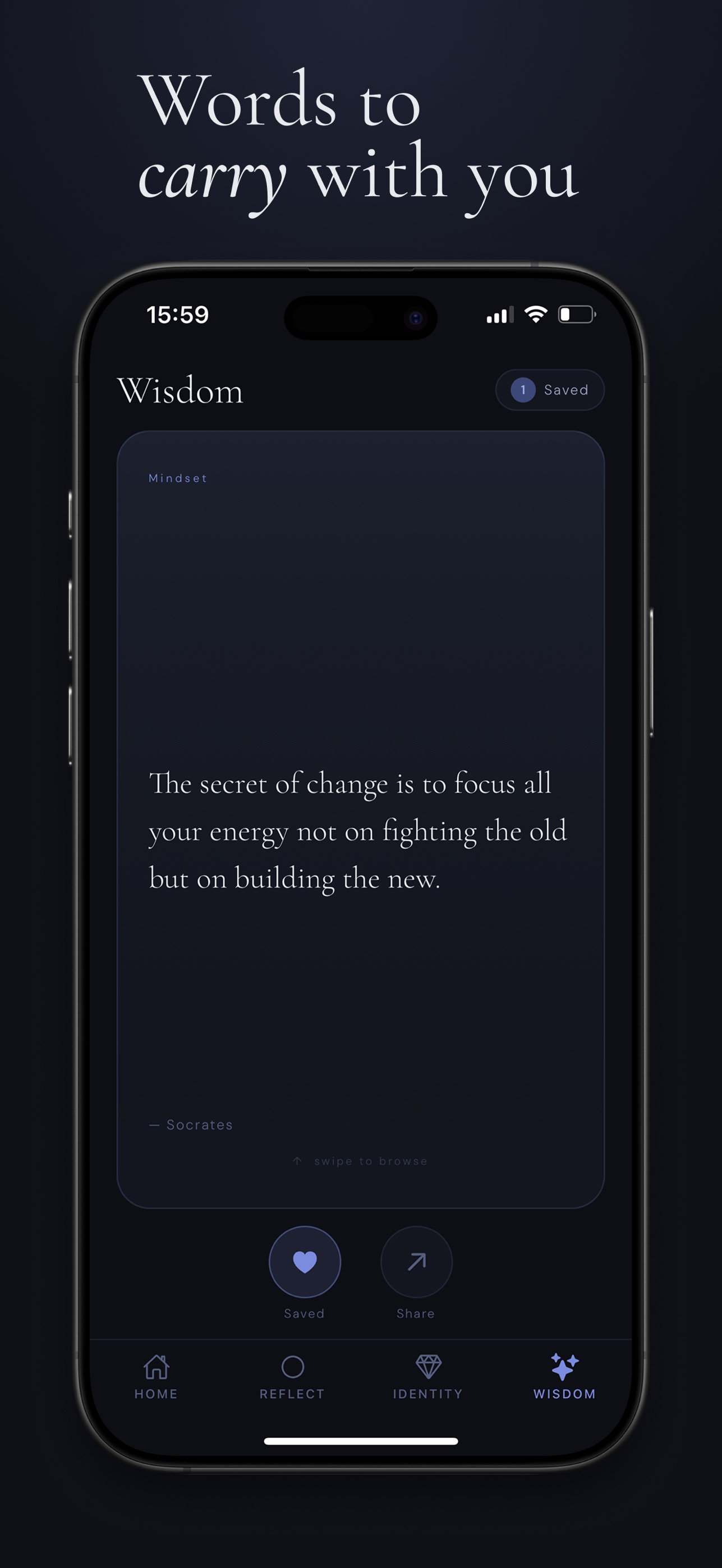 Screenshot 5 of Becoming — Identity & Habits