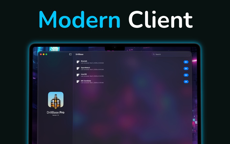 #1. DrillBase - SQLite Explorer (macOS) Von: FiveSheep OU
