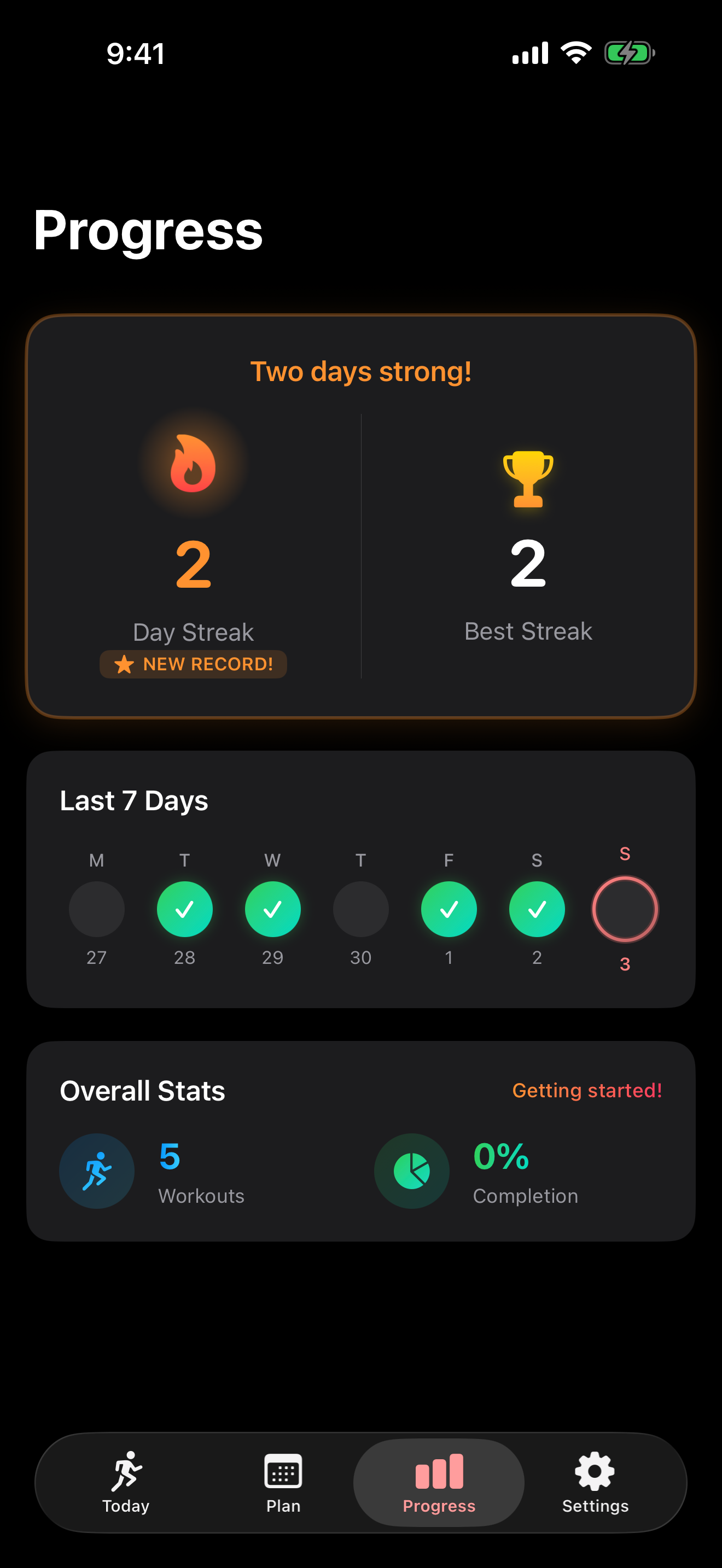 Bodyweight Plan: Home Workout screenshot 3