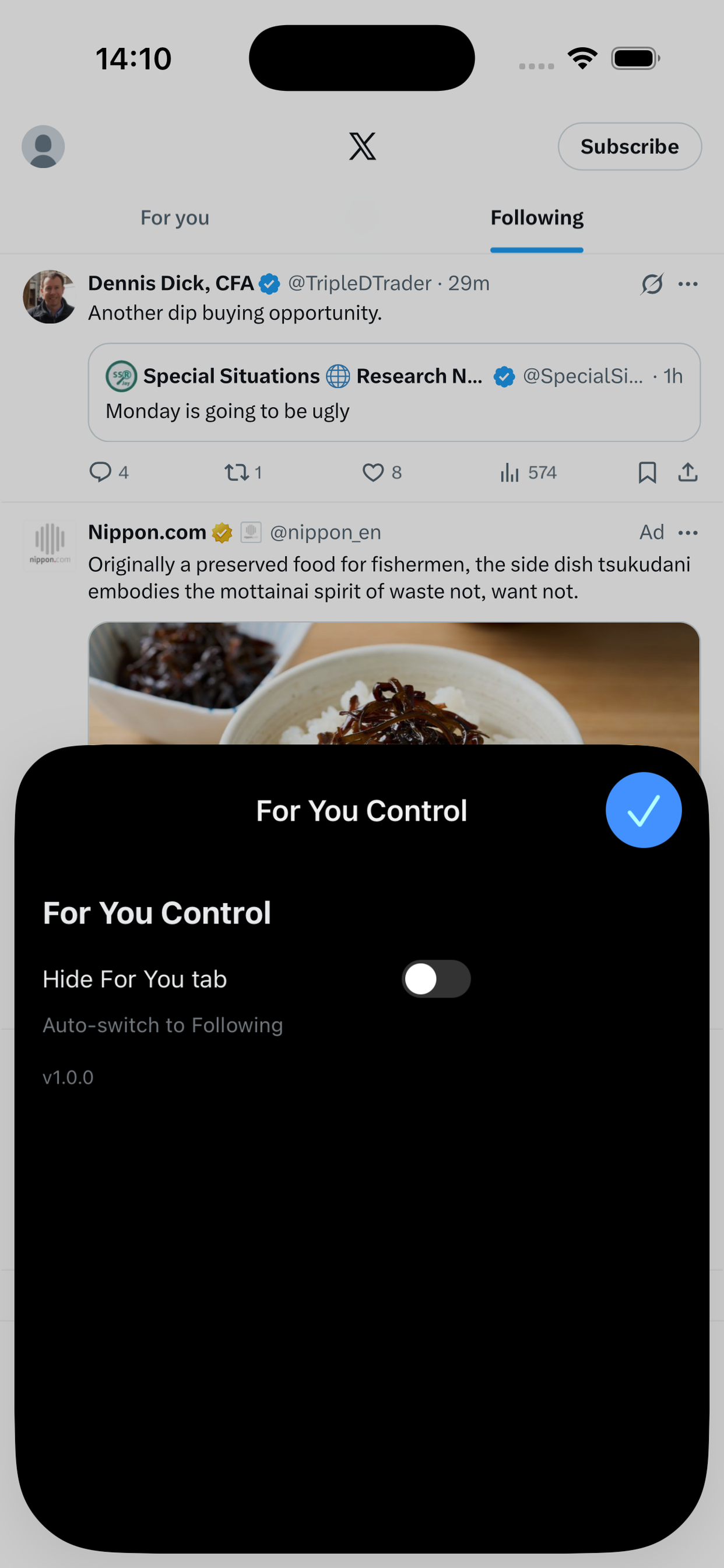 For You Control