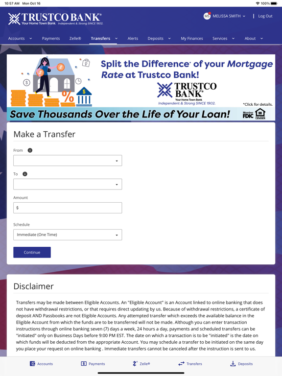 Screenshot #6 pour Trustco Bank Mobile