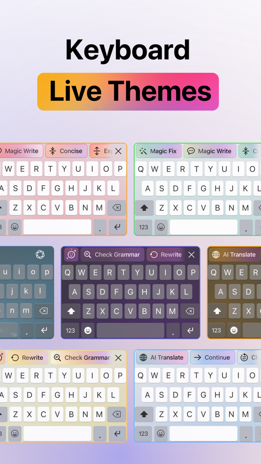 #9. AI Keyboard – AnyWrite Type AI (iOS) Tekijänä: Appnest Technologies