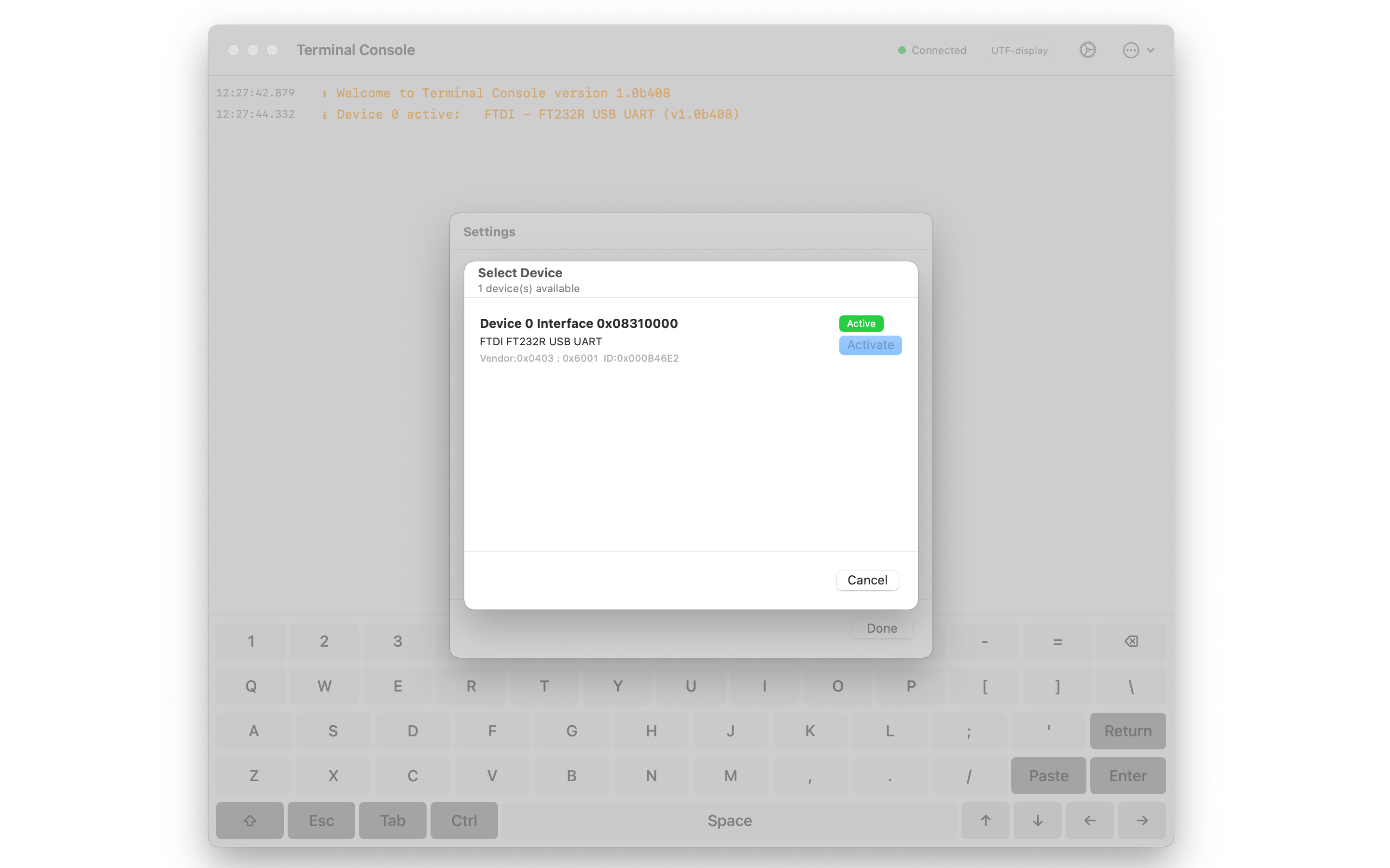 Terminal Console screenshot 5
