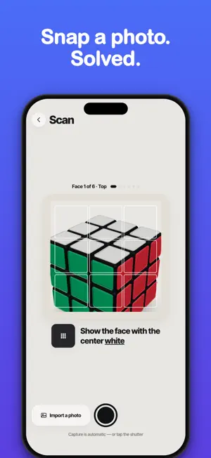 Cube Solver AI: Scan & Solve screenshot 1