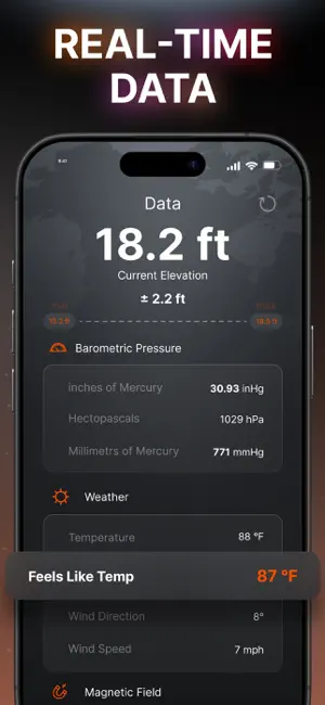 Compass & Coordinates Locator iPhone screenshot 2