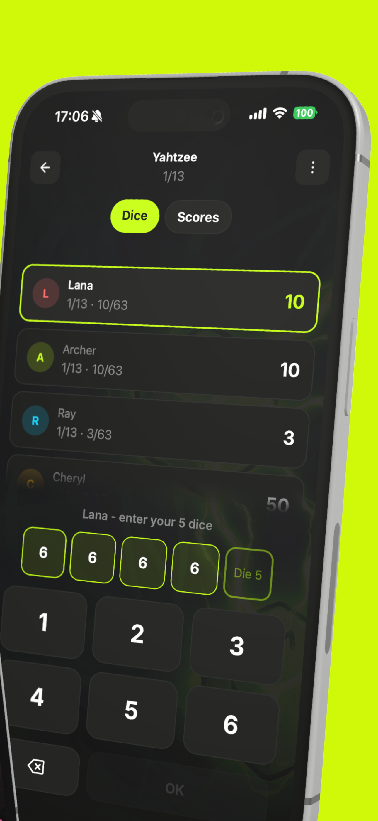 Bone: Roll & Score screenshot 2