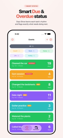 Days Since: Events & Reminders Screenshot 4 of 10