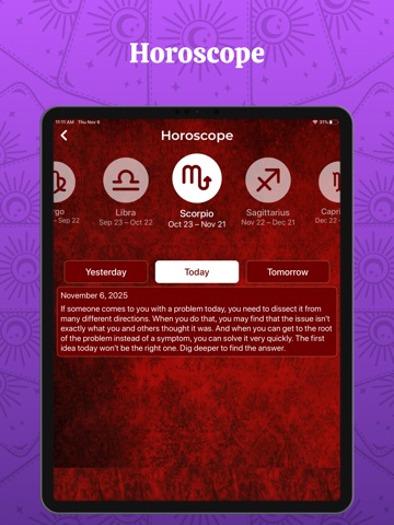 Tarot Card Reading for Future iPad screenshot