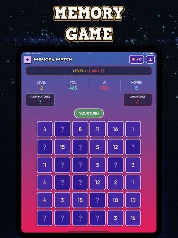 Match Master Rewards Link iPad screenshot