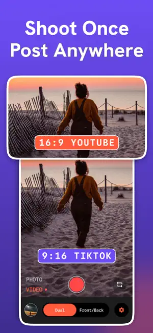 Dual Shot Camera & Recorder screenshot 1