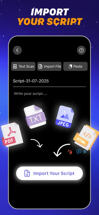 Teleprompter Appのスクリーンショット（4/9）