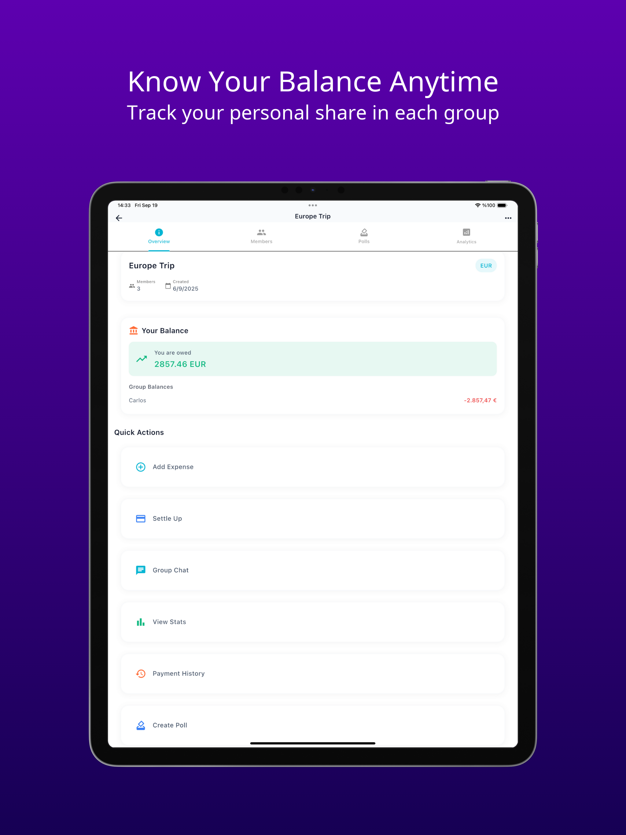 SplitUp – Split & Share Bills