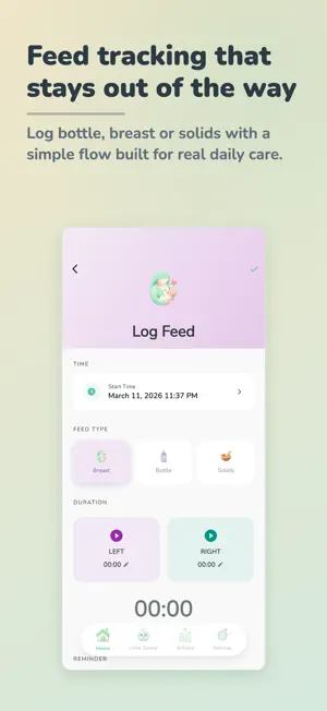 Little Sprout Baby Tracker screenshot 4