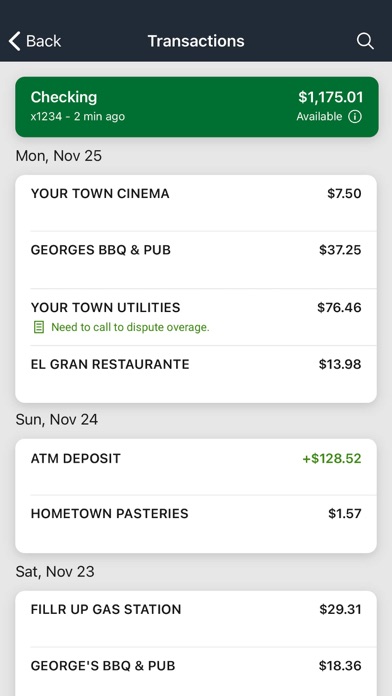Farmers Bank Mobile App Screenshot