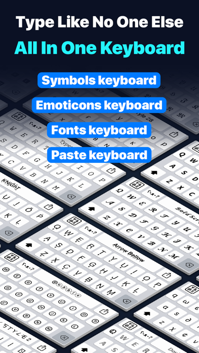 All Symbol Keyboard Fonts Art iPhone screenshot 4 - Utilities app
