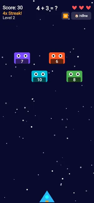 Math Invaders Arcade screenshot 2