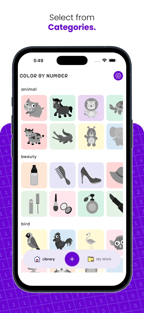 Screenshot #1 pour Pixel Color By Number !