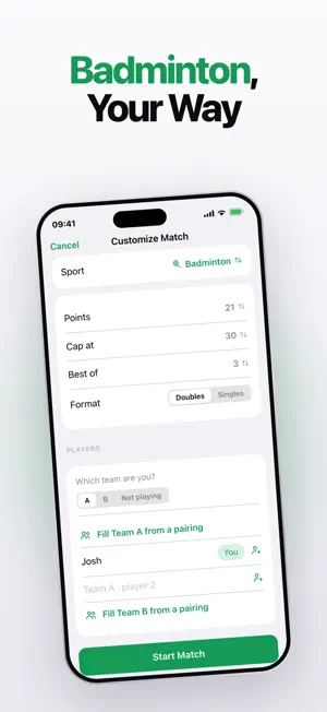 Badminton Court Scoreboard screenshot 3