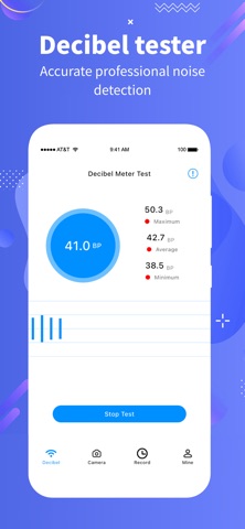 Decibel meter test Screenshot 1 of 3