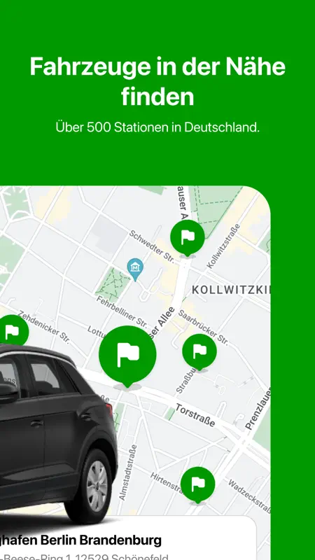 Europcar: Mieten & Carsharing screenshot 2 of 6