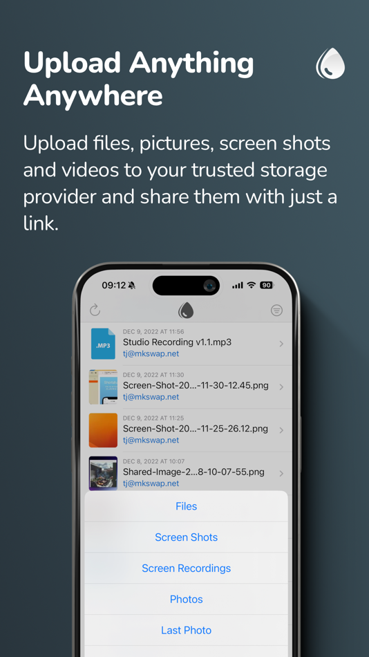#2. Dropshare - File Sharing Tool (iOS) Podle: Timo Josten