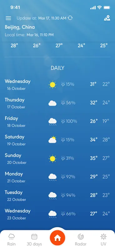 Clima - Pronóstico del tiempo screenshot 8 of 10