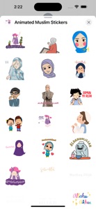 Animated Muslim Stickers screenshot #2 for iPhone