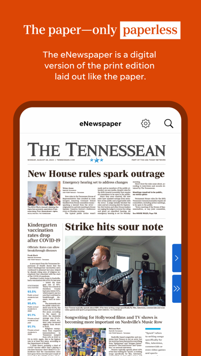 The Tennessean: Nashville News Screenshot