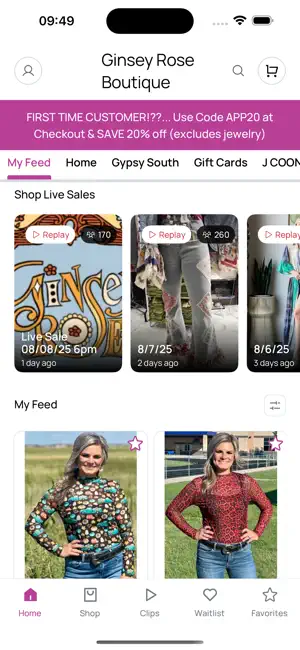 Ginsey Rose Boutique screenshot 2