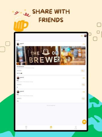Beerly: Map of beer prices iPad screenshot