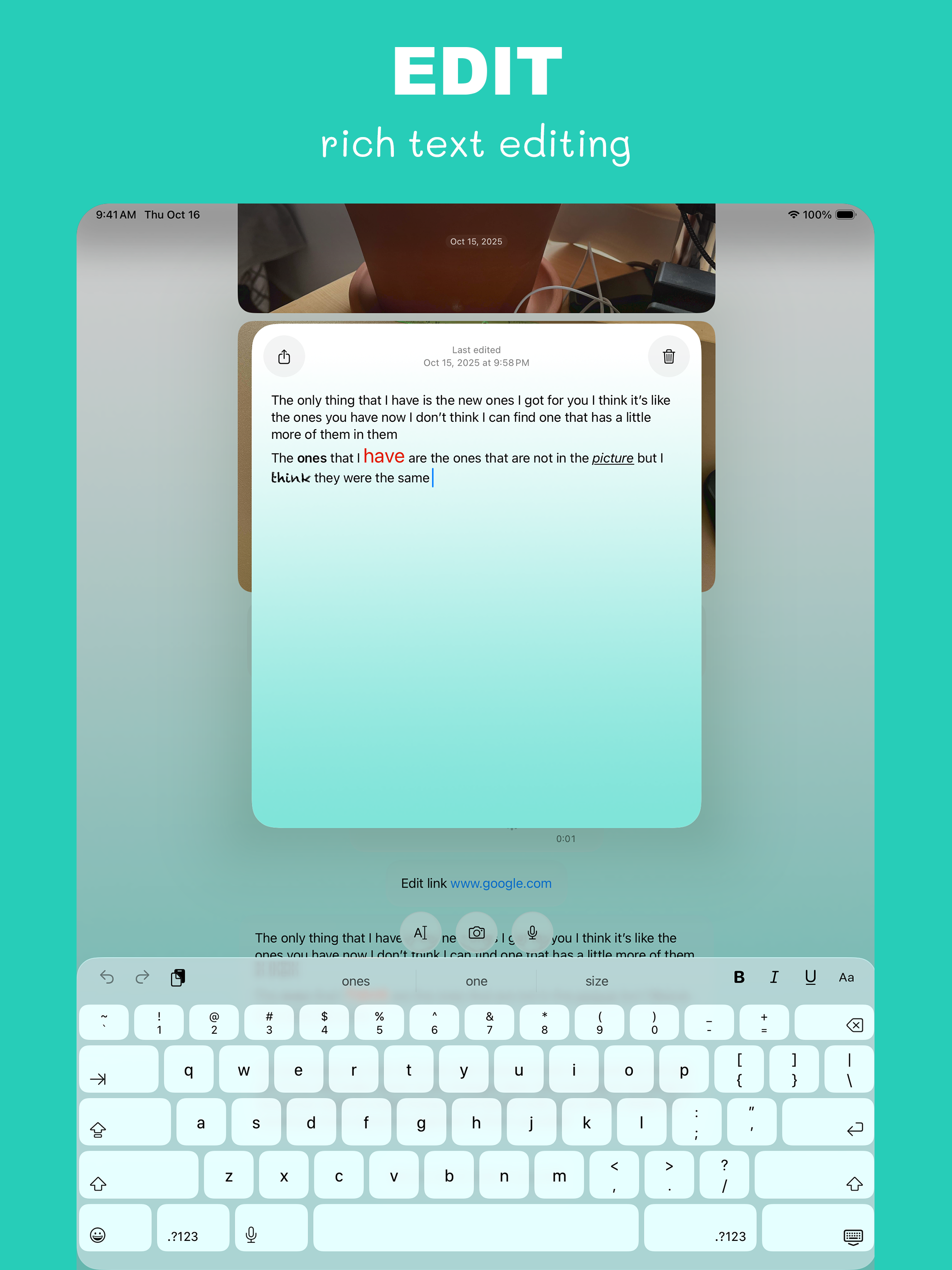 Runny - Quick Chat Style Notes screenshot 7