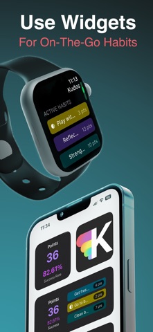 Kudos Habits iPhone screenshot