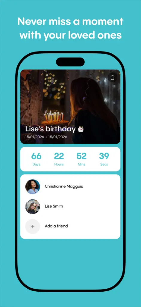 Reach: Countdown to Connect - Utilities App | MWM