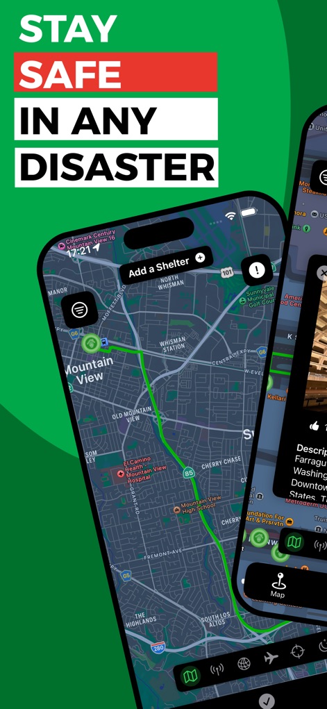 Shelter Now – Shelters Map - Navigation App | MWM