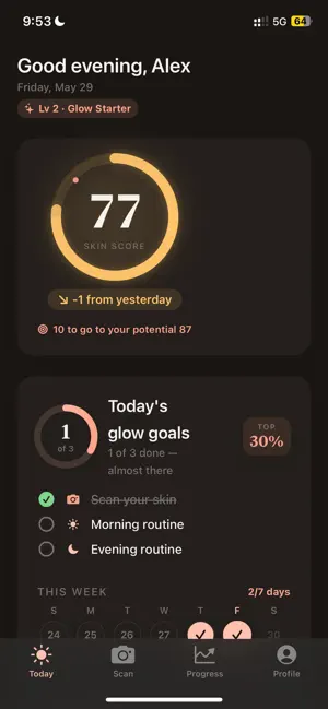 GlowAI: Skincare GlowUp screenshot 2