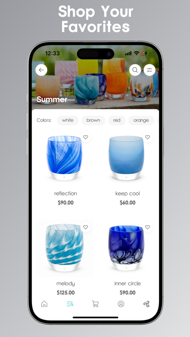 glassybaby Screenshot