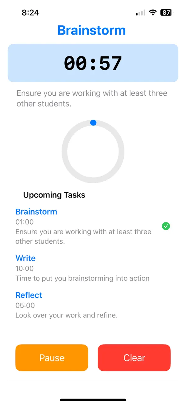 #1. Timer Tasks (iOS) Ved: Paul Hamilton