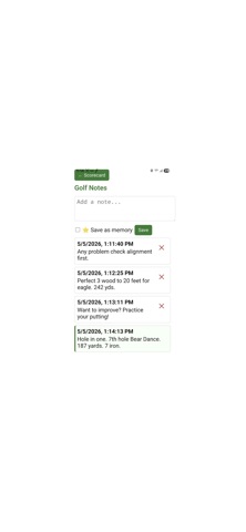 GolfSolo App screenshot
