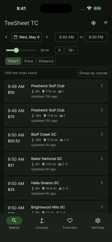 TeeSheet TC Screenshot 4 of 7