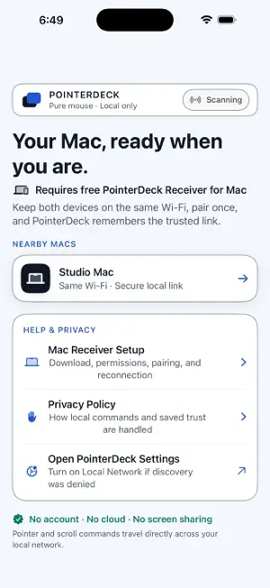PointerDeck: Trackpad for Mac screenshot 1