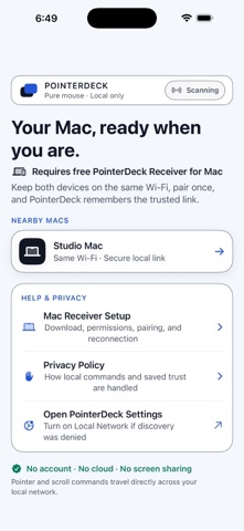 PointerDeck: Trackpad for Mac Screenshot 1 of 5