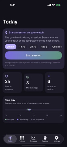 Nudgo: Mindful Hands Screenshot 1 of 4
