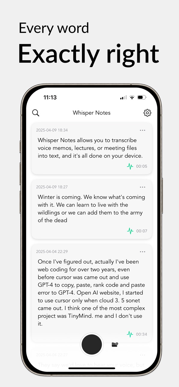 iPhone screenshot