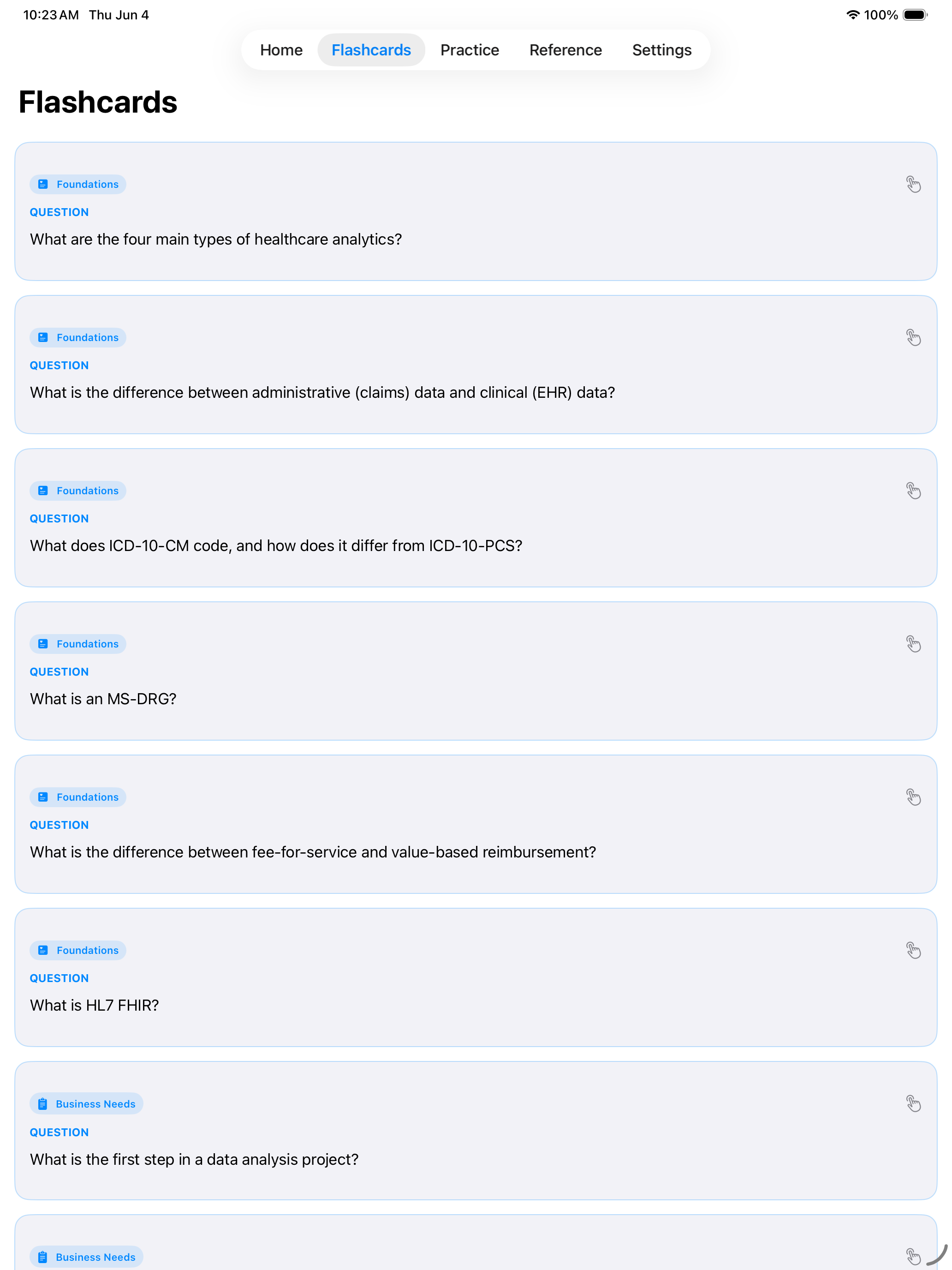 Certified Health Data Analyst screenshot 6